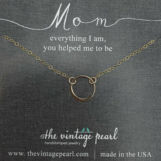 Mom Necklace (gold)