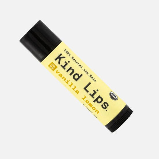 Kind Lips Organic Lip Balm - Vanilla Lemon