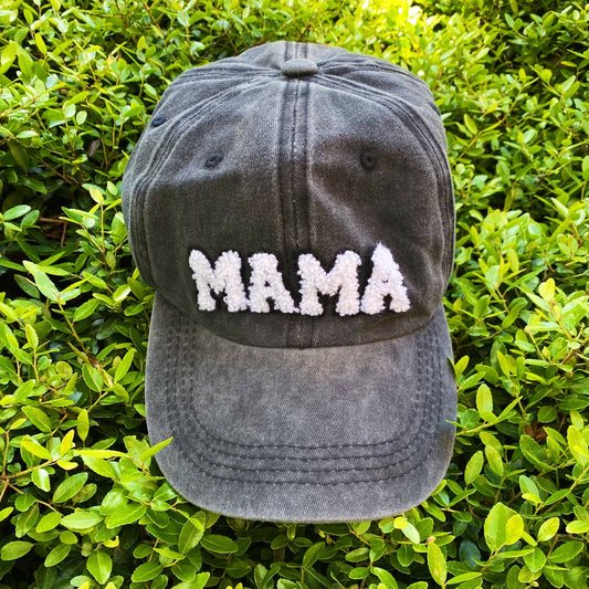 My Dear Mama Ball Cap: Black