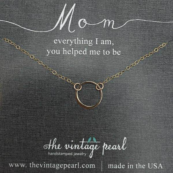 Mom Necklace (gold)