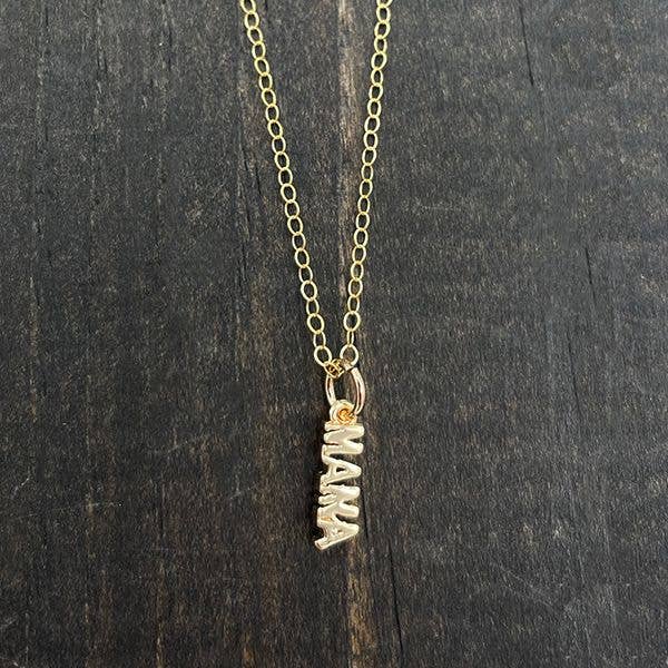 My Favorite People Call Me MAMA Necklace (gold)