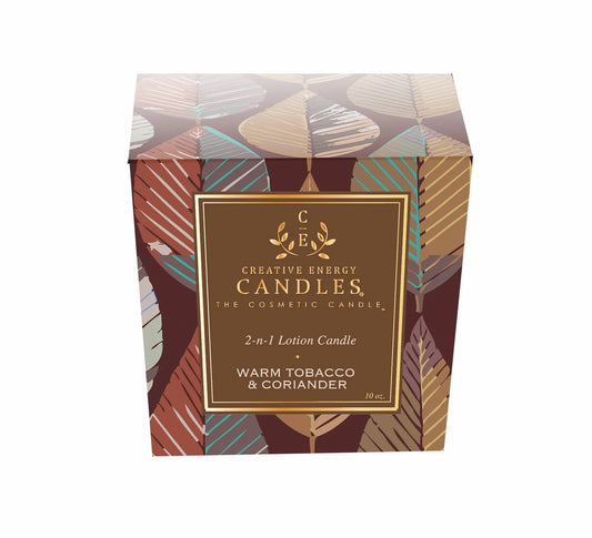Warm Tobacco & Coriander 2-in-1 Soy Lotion Candle 6oz
