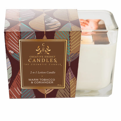 Warm Tobacco & Coriander 2-in-1 Soy Lotion Candle 6oz