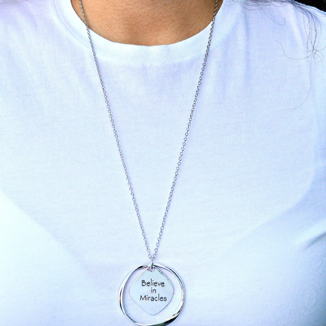 Good Works Believe in Miracles Necklace