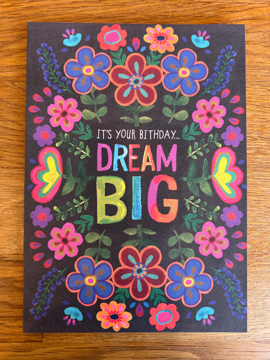 Natural Life Greeting Card - Dream Big