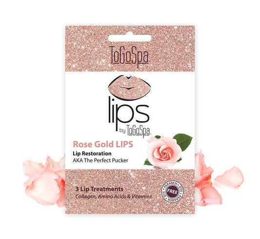 Rose Gold Lips Mask